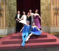 Jeļena Berdņikova pēc baleta izrādes “Apburtā princese”